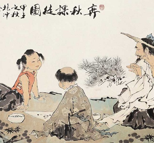 《奕秋》文言文原文阅读答案翻译注释