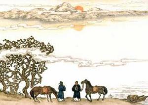 《送友人》李白唐诗原文阅读翻译赏析 《送友人》李白唐诗原文阅读翻译赏析