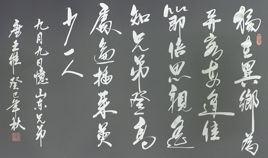 九月九日忆山东兄弟 九月九日忆山东兄弟