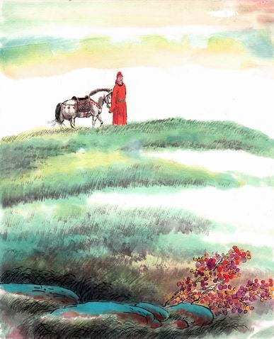 《赋得古原草送别》白居易唐诗原文阅读翻译赏析