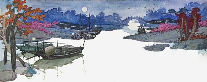 《枫桥夜泊》张继唐诗原文阅读翻译赏析 《枫桥夜泊》张继唐诗原文阅读翻译赏析