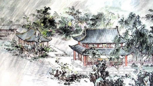 《宿王昌龄隐居》常建唐诗原文阅读翻译赏析