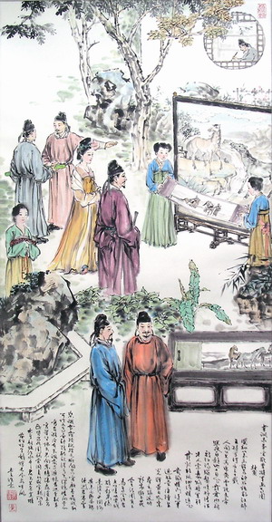 《韦讽录事宅观曹将军画马图》杜甫唐诗原文阅读翻译赏析 《韦讽录事宅观曹将军画马图》杜甫唐诗原文阅读翻译赏析