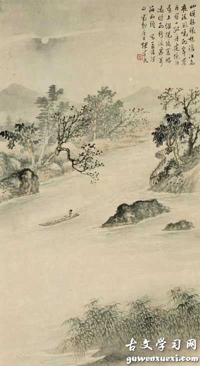 《宿桐庐江寄广陵旧游》孟浩然唐诗原文阅读翻译赏析