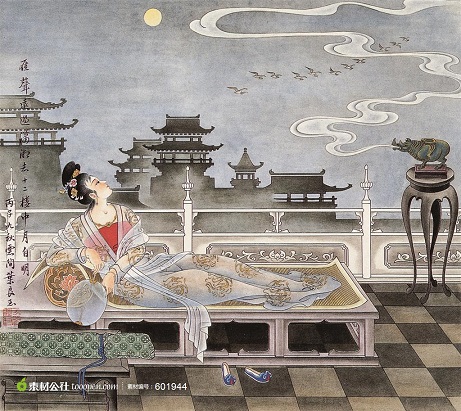 《瑶瑟怨》温庭筠唐诗原文阅读翻译赏析