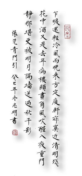 《青门引·乍暖还轻冷》张先宋词原文阅读翻译赏析