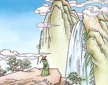 《望庐山瀑布》李白唐诗原文阅读翻译赏析 《望庐山瀑布》李白唐诗原文阅读翻译赏析