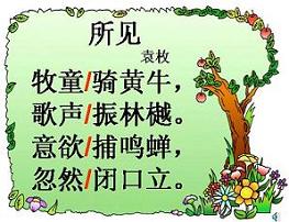 《所见》袁枚清代古诗原文阅读翻译赏析 《所见》袁枚清代古诗原文阅读翻译赏析