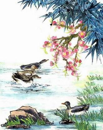 《惠崇春江晓景》苏轼宋代古诗原文阅读翻译赏析 《惠崇春江晓景》苏轼宋代古诗原文阅读翻译赏析