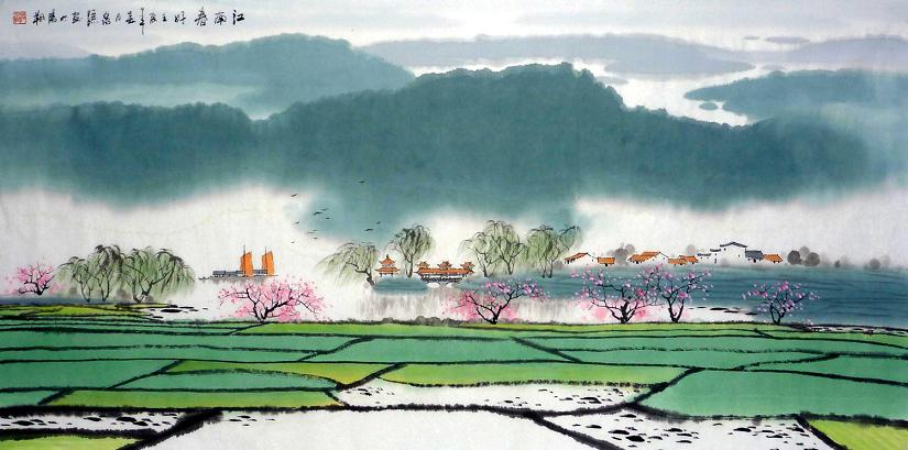 《江南春绝句》杜牧唐诗原文阅读翻译赏析 《江南春绝句》杜牧唐诗原文阅读翻译赏析