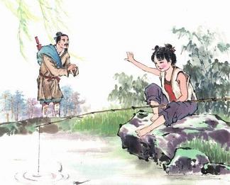 《小儿垂钓》胡令能唐诗原文阅读翻译赏析 《小儿垂钓》胡令能唐诗原文阅读翻译赏析