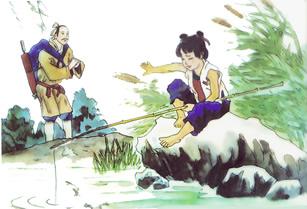 《小儿垂钓》胡令能唐诗原文阅读翻译赏析 《小儿垂钓》胡令能唐诗原文阅读翻译赏析